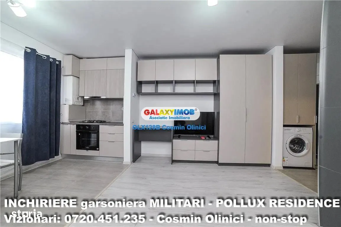 Inchiriere garsoniera bloc nou Militari - Pollux Residence - foto 10