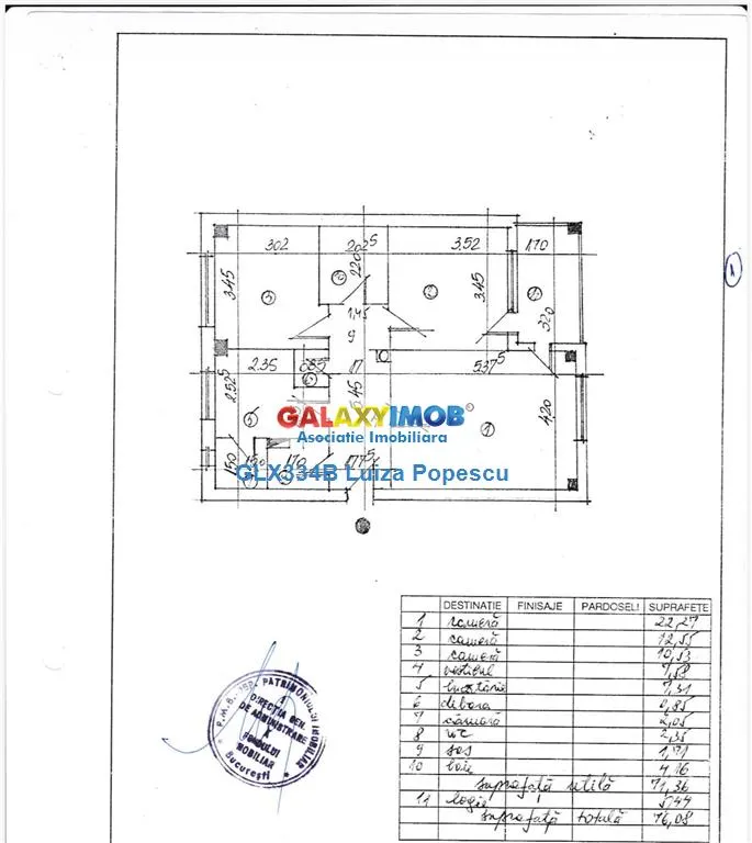 Vanzare apartament 3 camere 13 Septembrie-Sebastian Parc bloc 2001 - foto 12