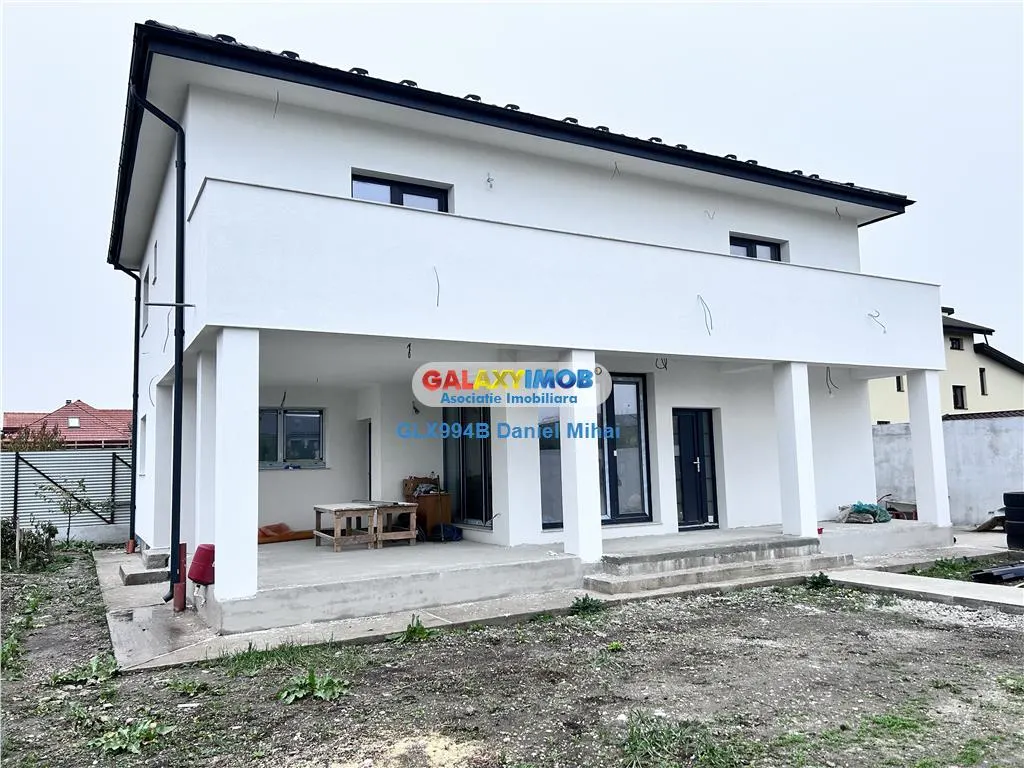 Casa 5 cam/4bai/terasa/227mp-Panouri 10kw-Pompa caldura10kwTeren 525mp - foto 1