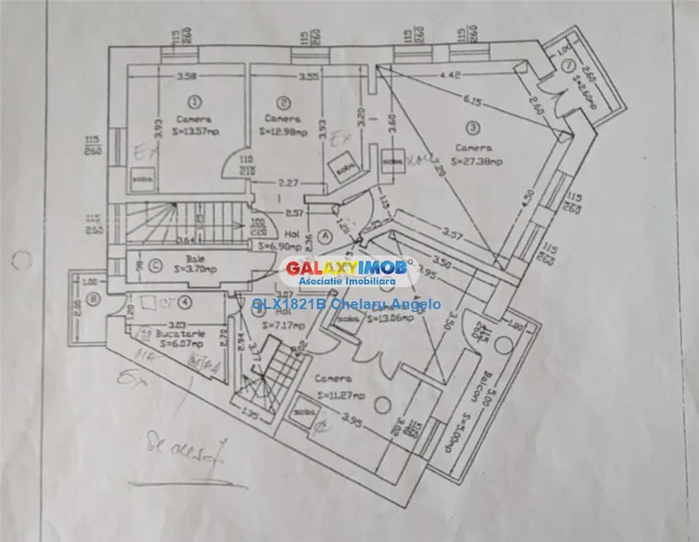 Armeneasca etaj vila 5 camere ,suprafata 200 mp, loc parcare - foto 15