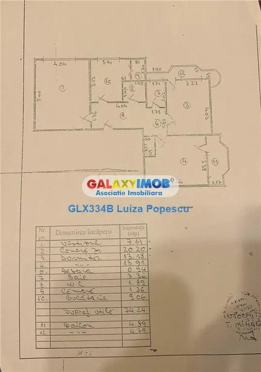 Apartament 3 camere zona SEBASTIAN et 4/8, Hol lung 84mp,centrala - foto 10