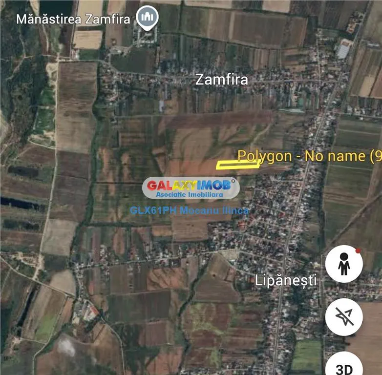Vanzare teren 9700 mp, in Lipanesti, langa Ploiesti - foto 1