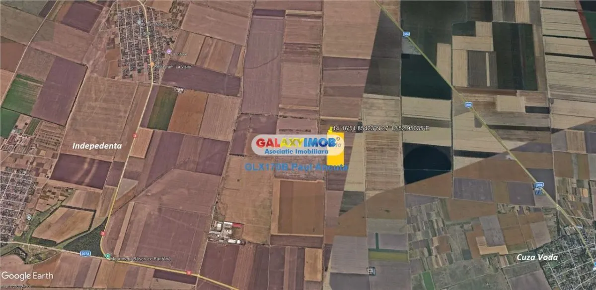 Teren Cuza Voda  Calarasi 7 Ha extravilan vecin Canal Irigatii - foto 5