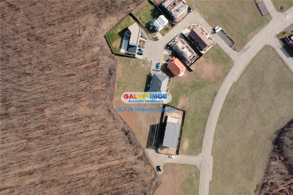 Vanzare teren 1290 mp cu proiect Balotesti Dumbrava Vlasiei padure - foto 5
