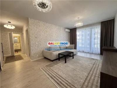 Vanzare apartament 2 camere mobilat bloc nou Baneasa Greenfield Teilor - foto 5