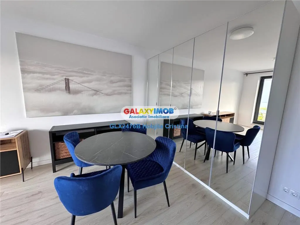 Inchiriere apartament 2 camere mobilat utilat Baneasa constructie 2024 - foto 1