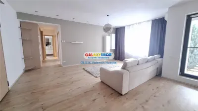 Inchiriere apartament 3 camere parter gradina 90 mp Baneasa Greenfield - foto 4