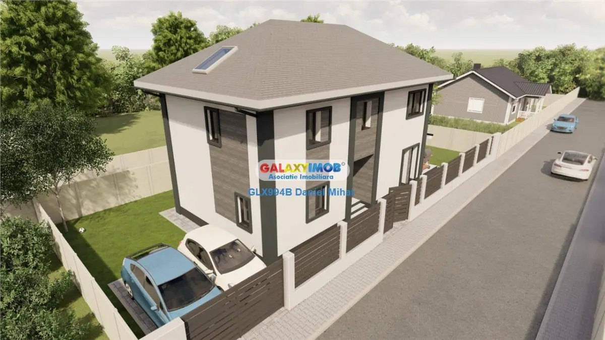 Casa individuala 4 cam-Teren 300mp-Incalzire pardoseala-str Safirului - foto 12