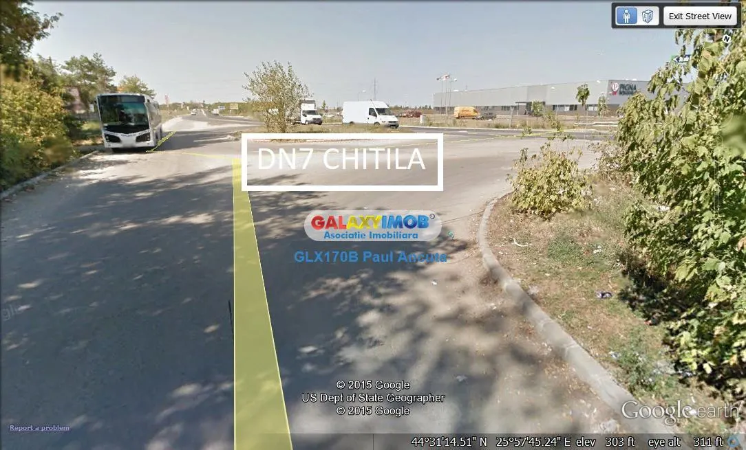 Teren la DN7 Chitila Buftea 8000 mp Industrial depozitare - foto 1
