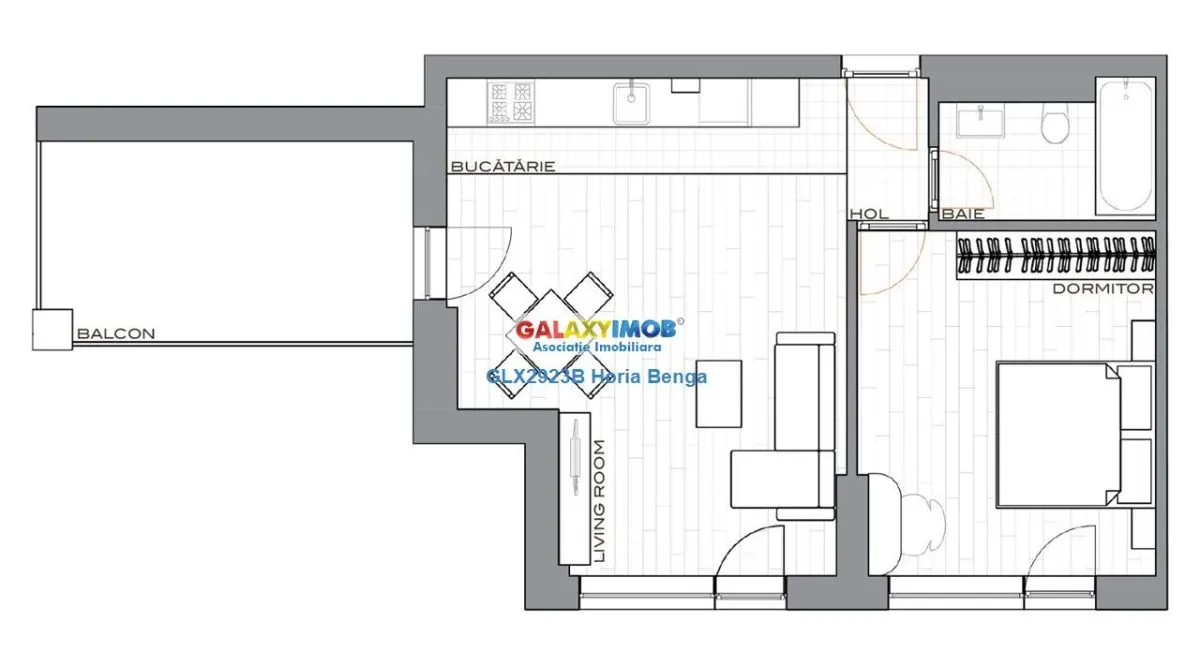 Apartament 2 Camere zona PIPERA Avangarde 11 COMISION 0 !!! - foto 8