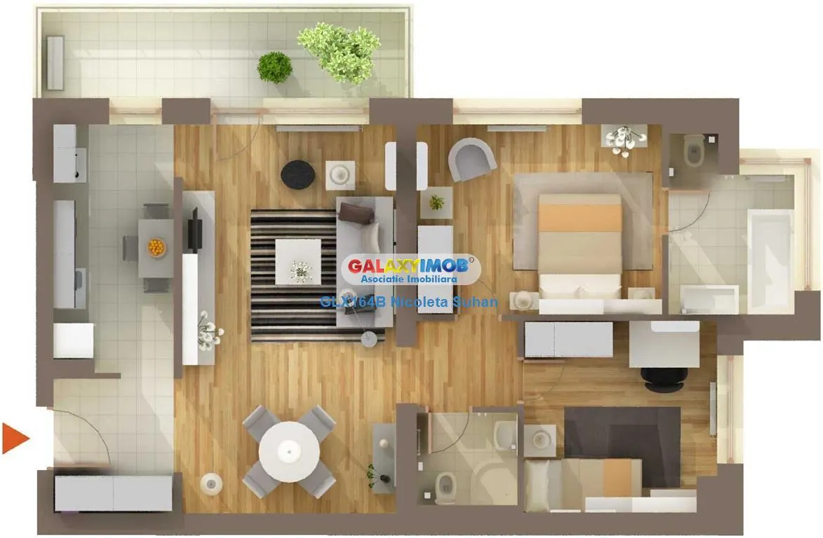 APARTAMENT 2 CAMERE BANEASA/PRIVIGHETORILOR/AMBASADA SUA - foto 16