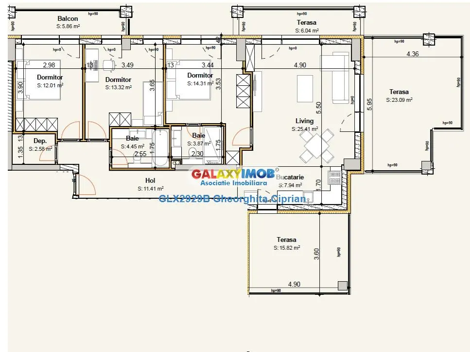 Apartament 4 camere constructie noua Pipera Avangarde 11 COMISION 0% - foto 6
