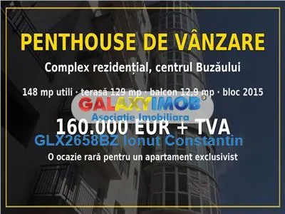 Penthhouse de vanzare, centrul Buzaului - foto 1