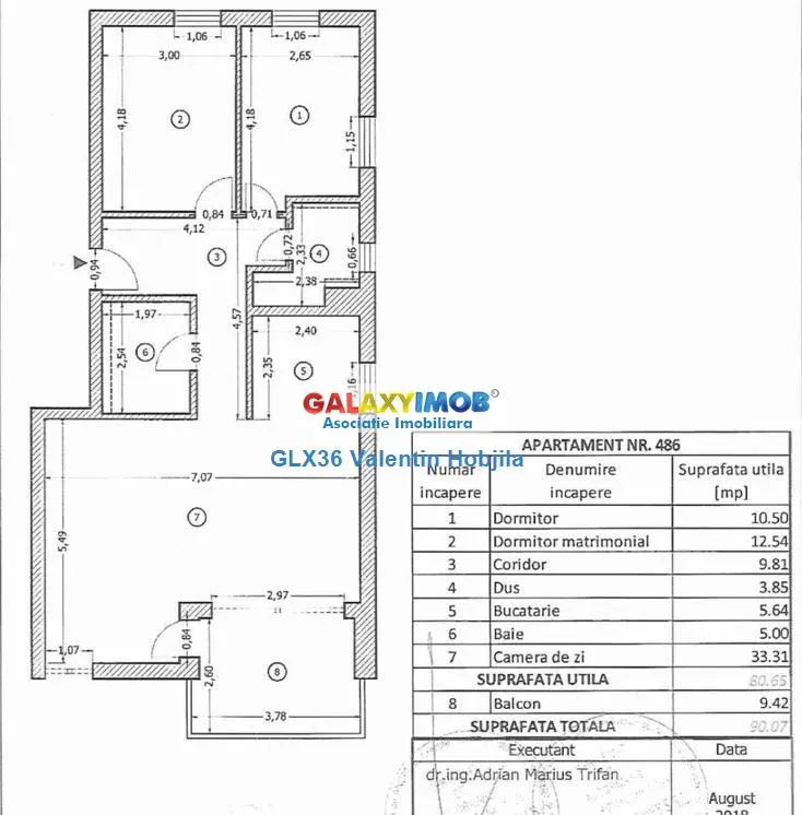 Vanzare apartament 3 camere Cartierul German Residenz Chitila - foto 22