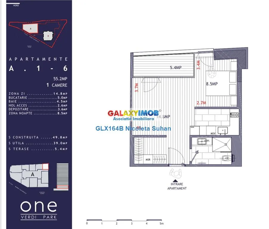 APARTAMENT TIP STUDIO ONE VERDI PARK - foto 17