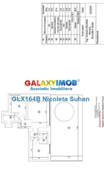 VANZARE APARTAMENT 3 CAMERE AVIATIEI TOWER TERASA 100 MP - foto 13