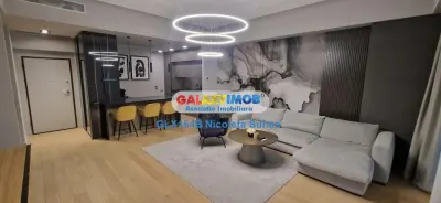 LUX !!! 3 Camere transformate in 2 , terasa de 46mp, mobilat si utilat - foto 2