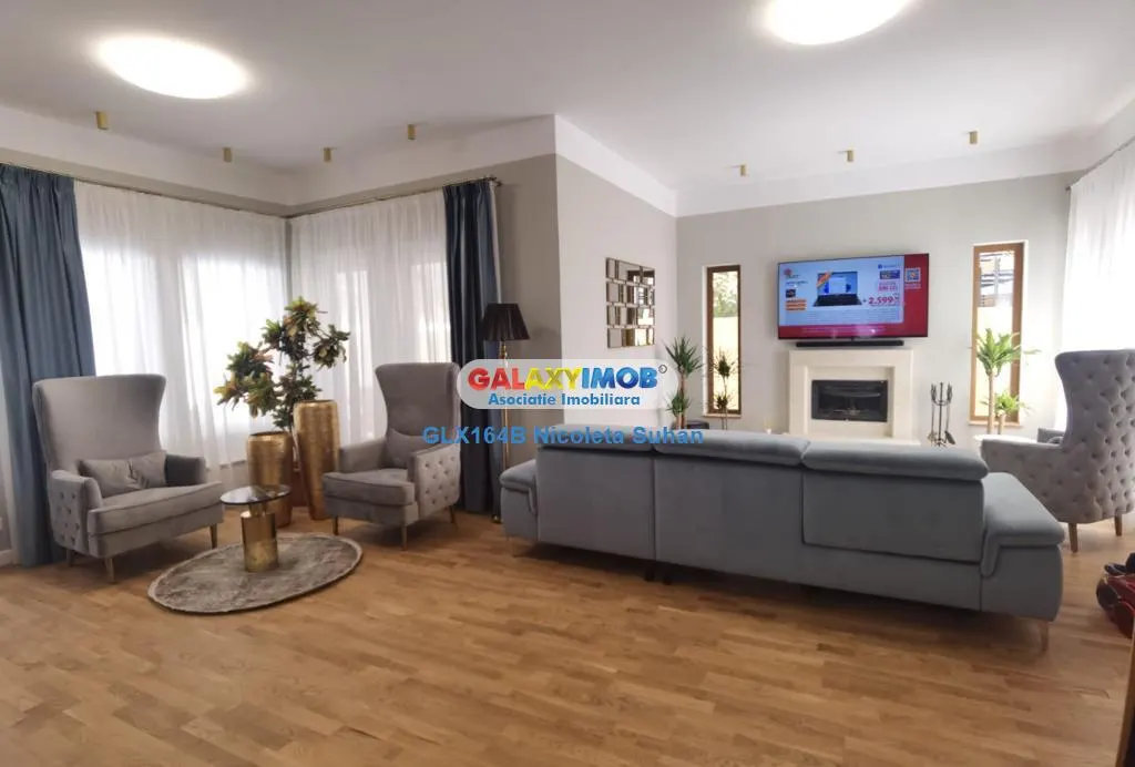 VILA INDIVIDUALA SPECTACULOASA CU PISCINA SI GRADINA 1000 MP IANCU NIC - foto 4