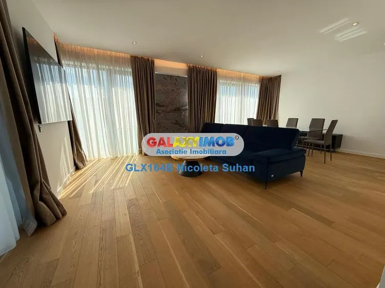 4 camere lux Complet mobilat/utilat NOU One Herastrau Towers Caramfil - foto 2
