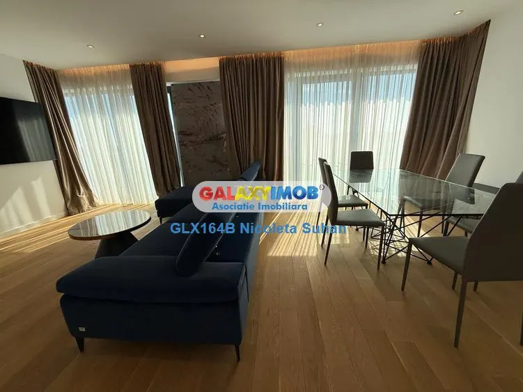 4 camere lux Complet mobilat/utilat NOU One Herastrau Towers Caramfil - foto 3