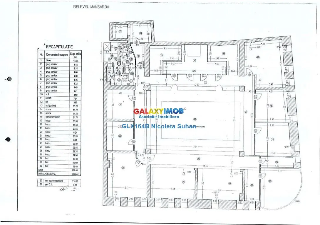 Spatiu de birouri central - Matrix Business Center - 1.800 mp - foto 11
