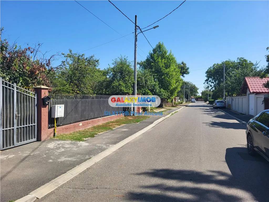 Lot casa 1650 mp Balotesti str  Pescarilor sosea toate utilitatile - foto 2