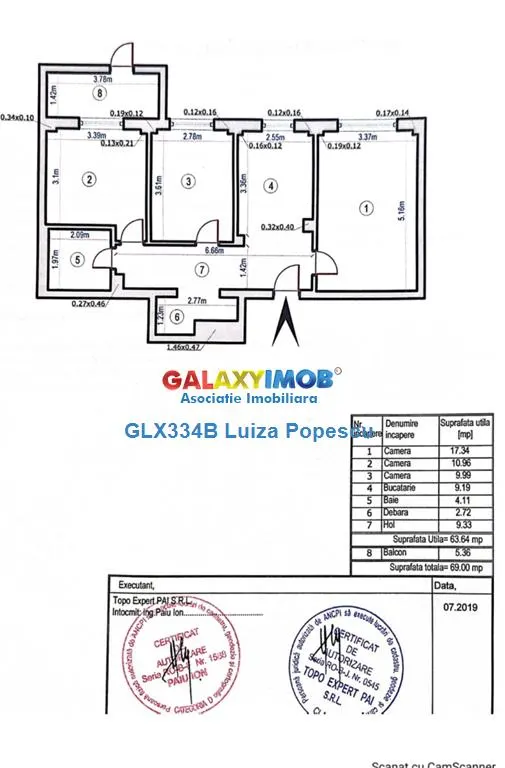Vanzare apartament 3 camere RAHOVA-DUMBRAVA NOUA parter cu balcon - foto 10