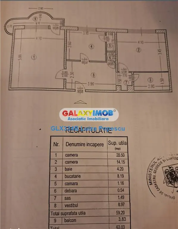 OCAZIE! Apartament 2 camere 13 Septembrie-Prosper 64mp - foto 8