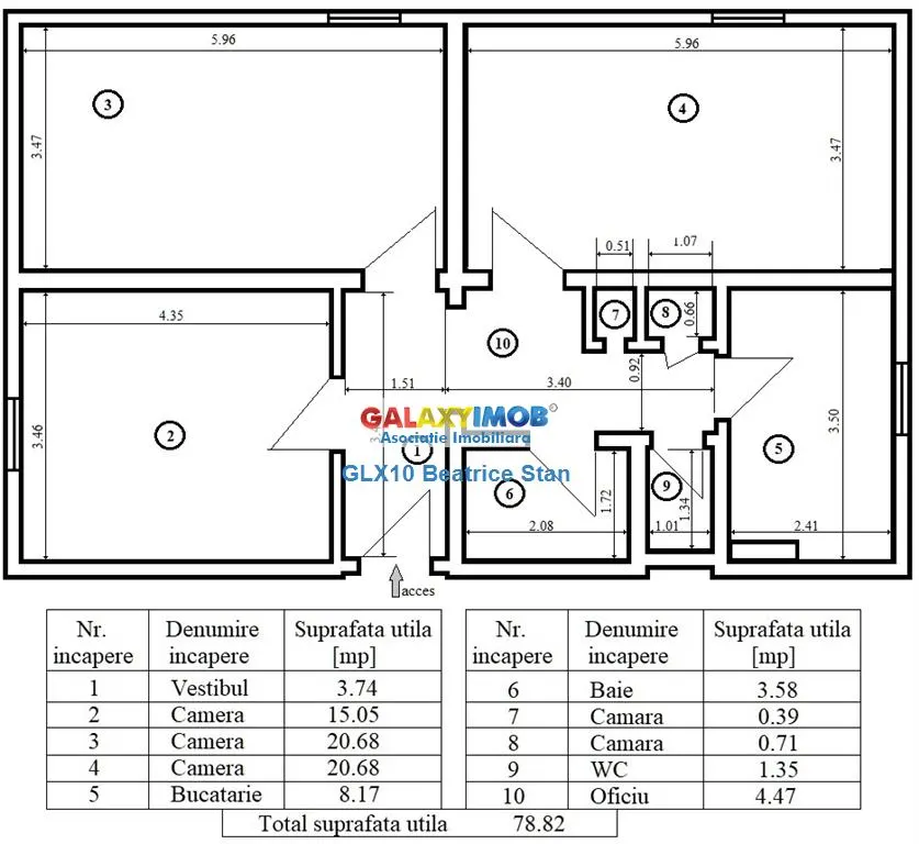 Inchiriere apartament 3 camere decomandat BUCURESTII NOI / JIULUI - foto 10
