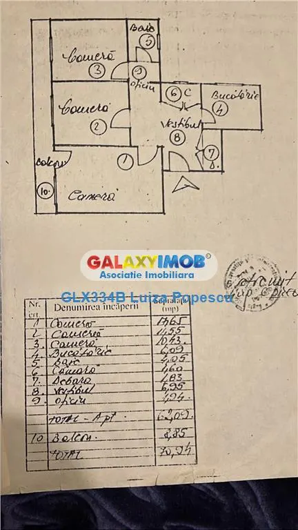 Apartament 3 camere Valea Argesului-2 min metrou,bloc reabilitat - foto 11