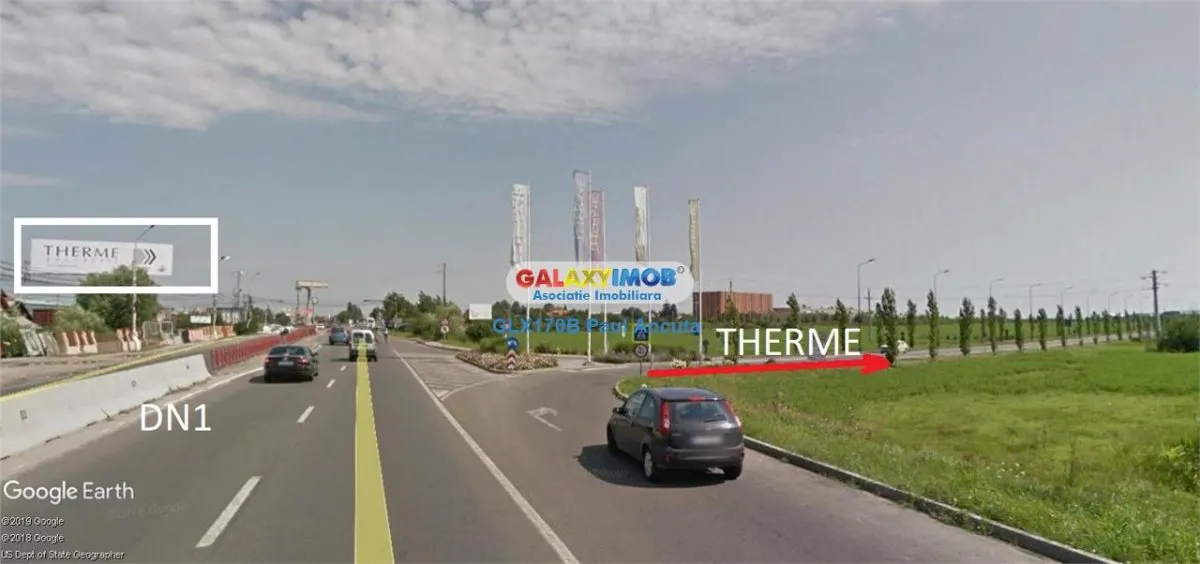 Teren Balotesti vecin gard Therme 12500 mp apropiere DN1 - foto 1