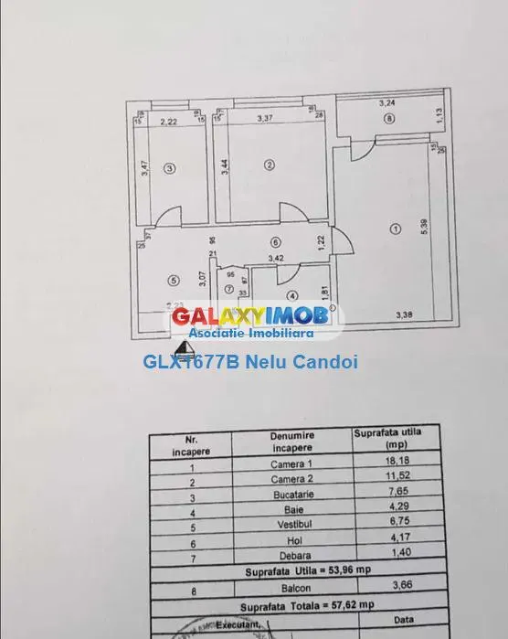 VANZARE APARTAMENT 2 CAMERE STRADAL PE CALEA RAHOVEI - foto 8