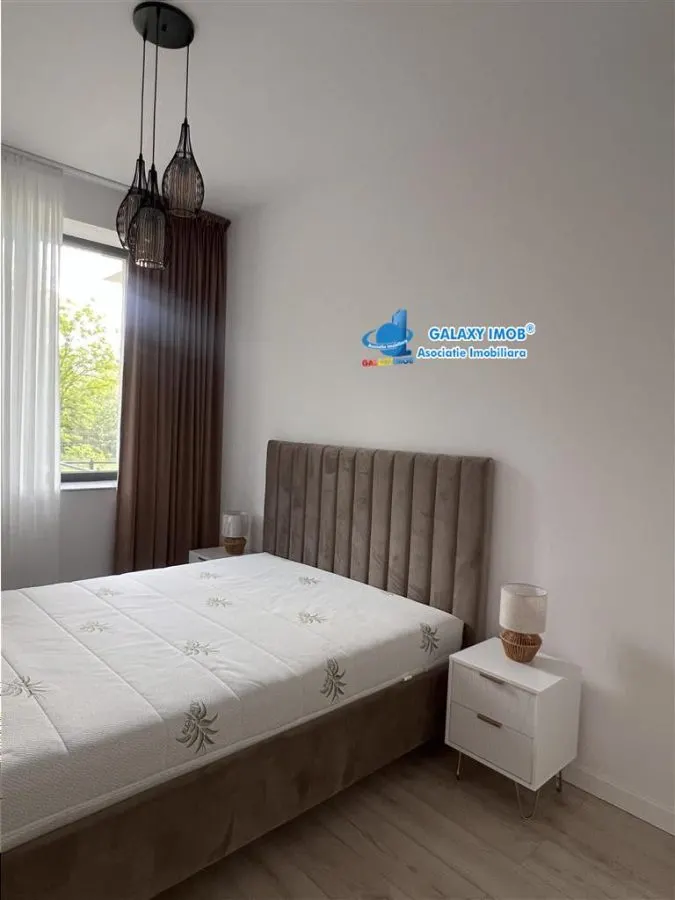 Inchiriere  2 camere parter gradina  mobilat Baneasa Greenfield nou - foto 12