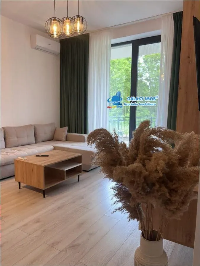 Inchiriere  2 camere parter gradina  mobilat Baneasa Greenfield nou - foto 3