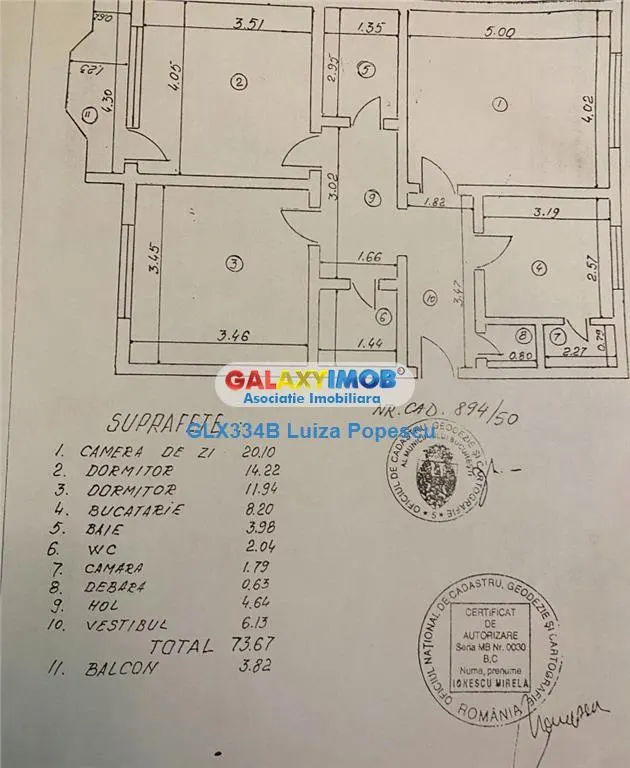 Vanzare apartament 3 camere Drumul Sarii-Razoare 76mp,hol H, centrala - foto 13