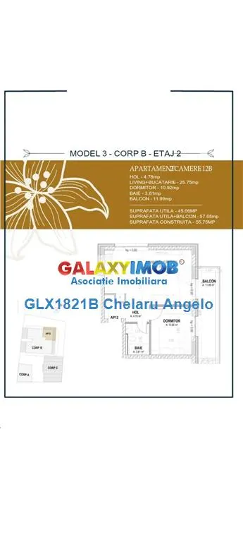 Unirii,apartamente exclusivist de  2 cam  in complex rezidential 2025 - foto 13
