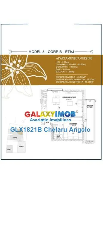 Unirii,apartamente exclusivist de  2 cam  in complex rezidential 2025 - foto 14