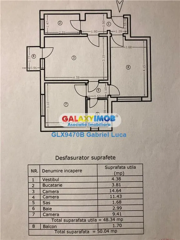 Apartament 3 camere 50mp | Renovat | Giurgiului - Progresul | - foto 9
