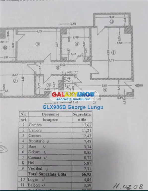 Apartament 3 camere Militari zona Cola Lujerului - foto 10