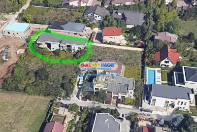 Vanzare 2 imobile  p+1 400 mp  la rosu Pipera Dr Negru - Bucuresti