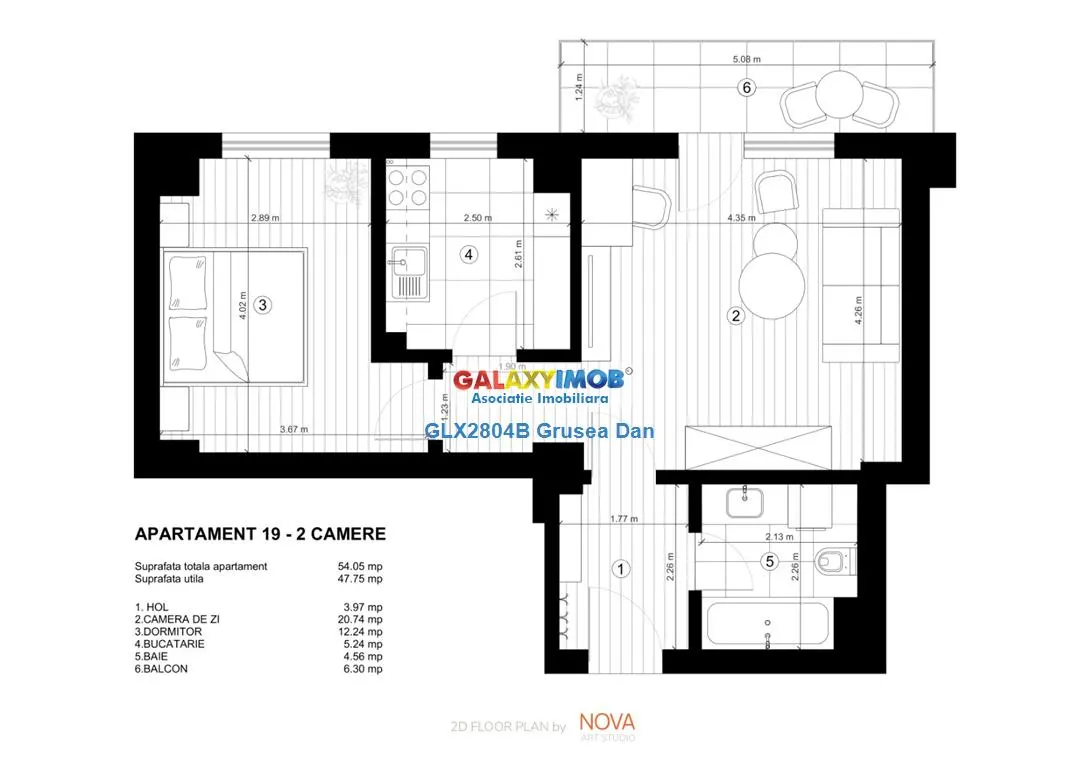 Apartament 2 camere + loc parcare Vista Rezidential, Str Postalionului - foto 3