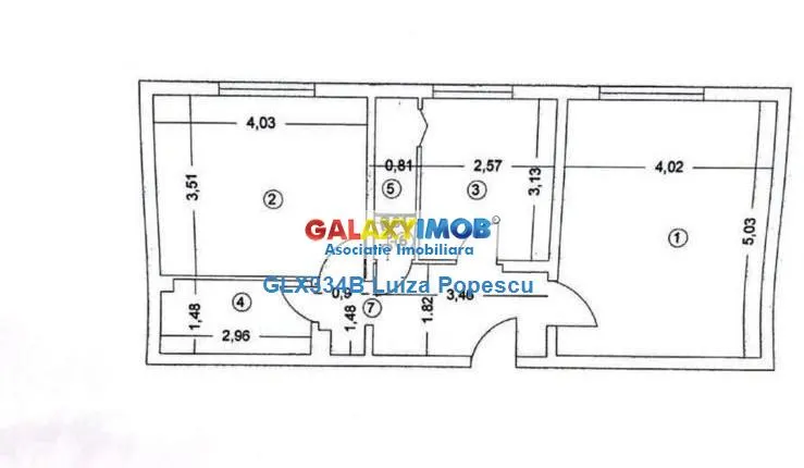 Apartament 2 camere RAZOARE ACADEMIA MILITARA centala proprie - foto 6