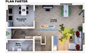 Duplex Intabulat In Izvor De Vanzare 110 mp Utili 258 mp Teren - foto 9