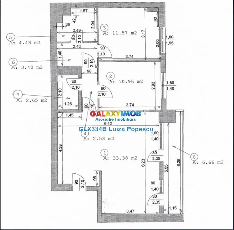 Vanzare apartament 3 camere 13 SEPTEMBRIE-STRADAL et 3 ,bloc 2008 - foto 10