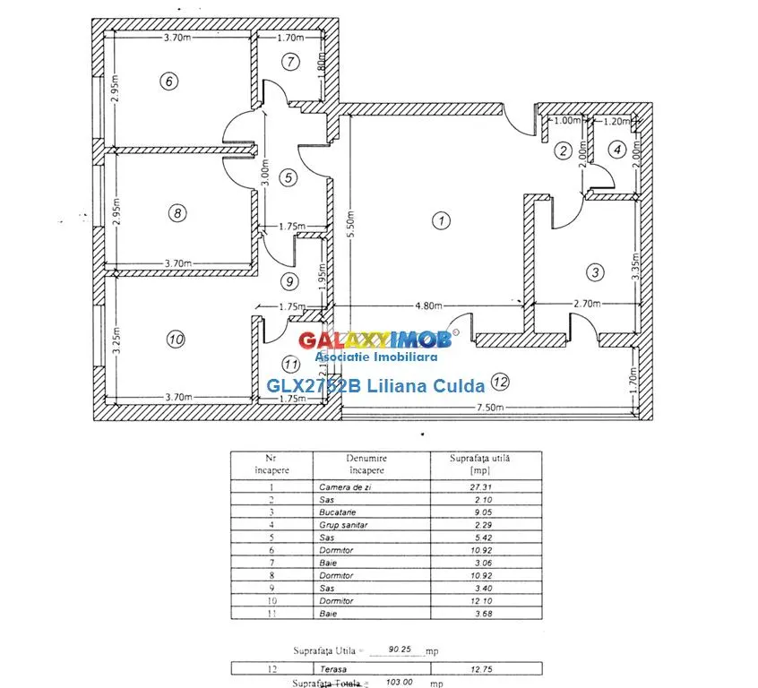 Vanzare apartament 4 camere Greenfield Baneasa etaj 1 - foto 6