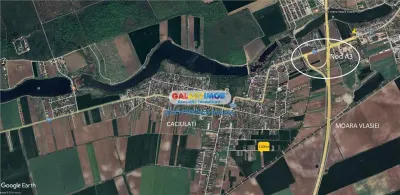 Teren Caciulati Moara Vlasiei 1500 mp lot casa acces rapid la A3 - foto 2