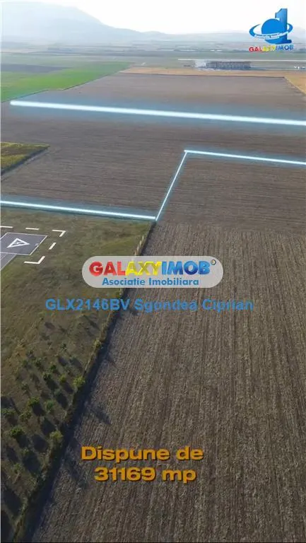 Teren de vanzare langa Aeroportul Ghimbav - foto 1