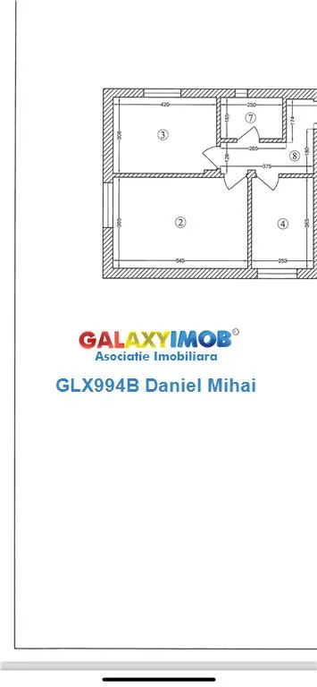 Apartament 2 camere-decomandat-65mp-Loc parcare-Toate utilitatile - foto 11