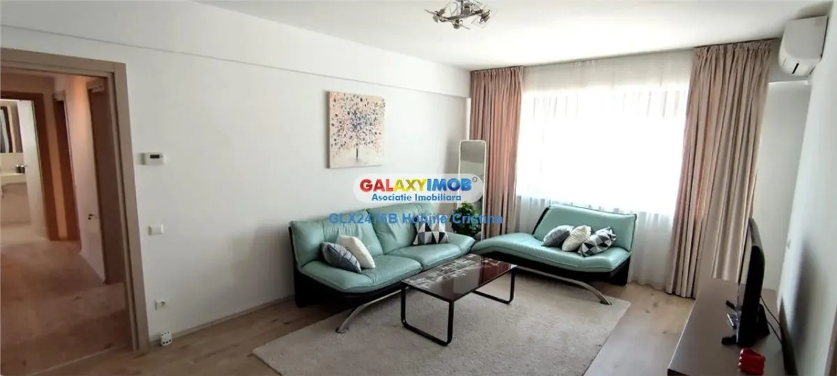 Inchiriere apartament 3 camere mobilat terasa 70 mp Baneasa Greenfield - foto 2