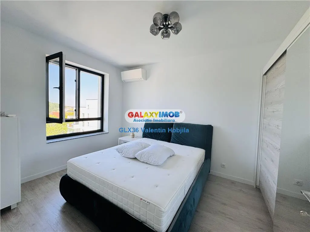 Vanzare apartament 2camere mobilat studio Baneasa Greenfield Panoramic - foto 3